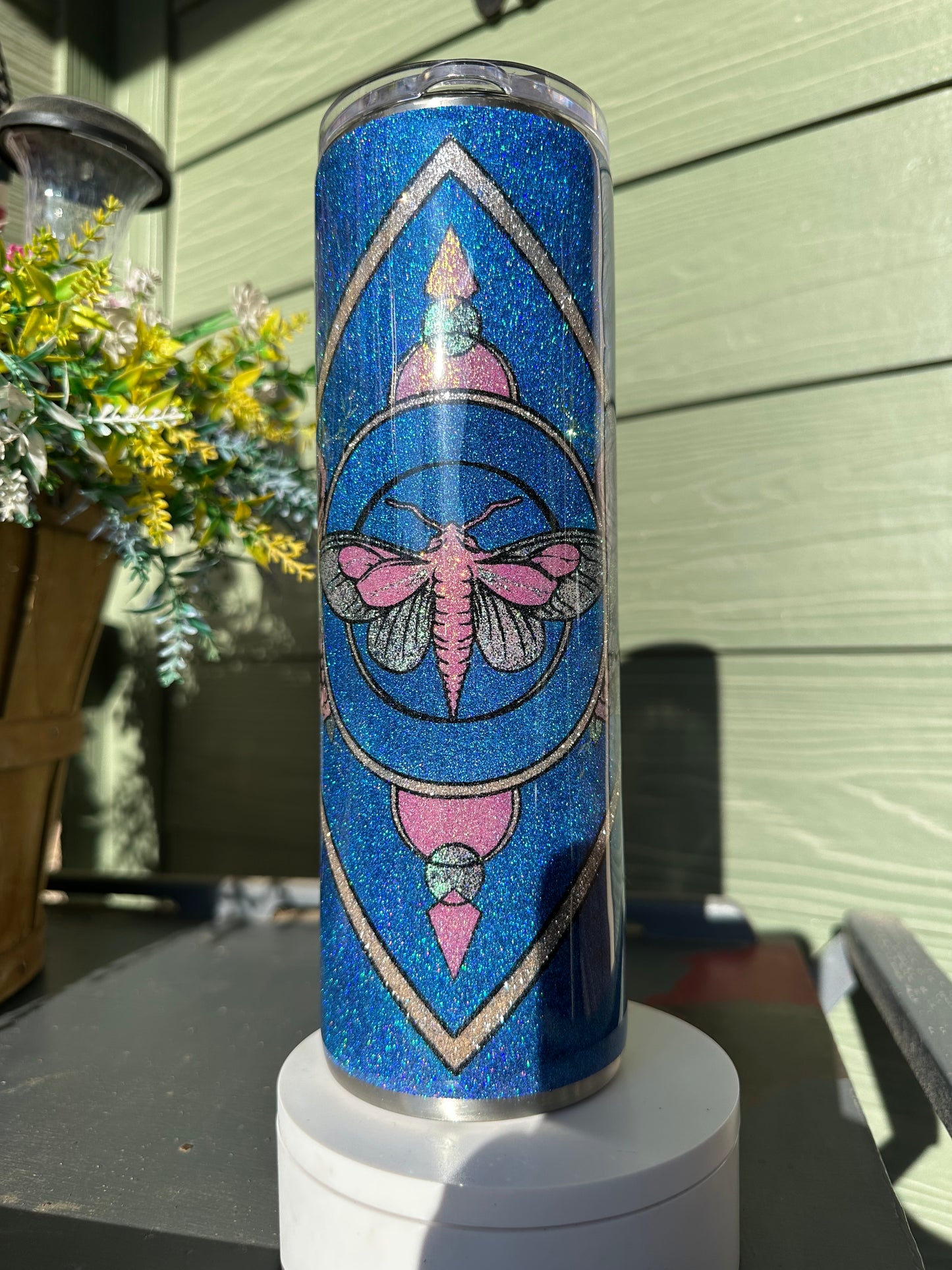 30 oz Blue Moth