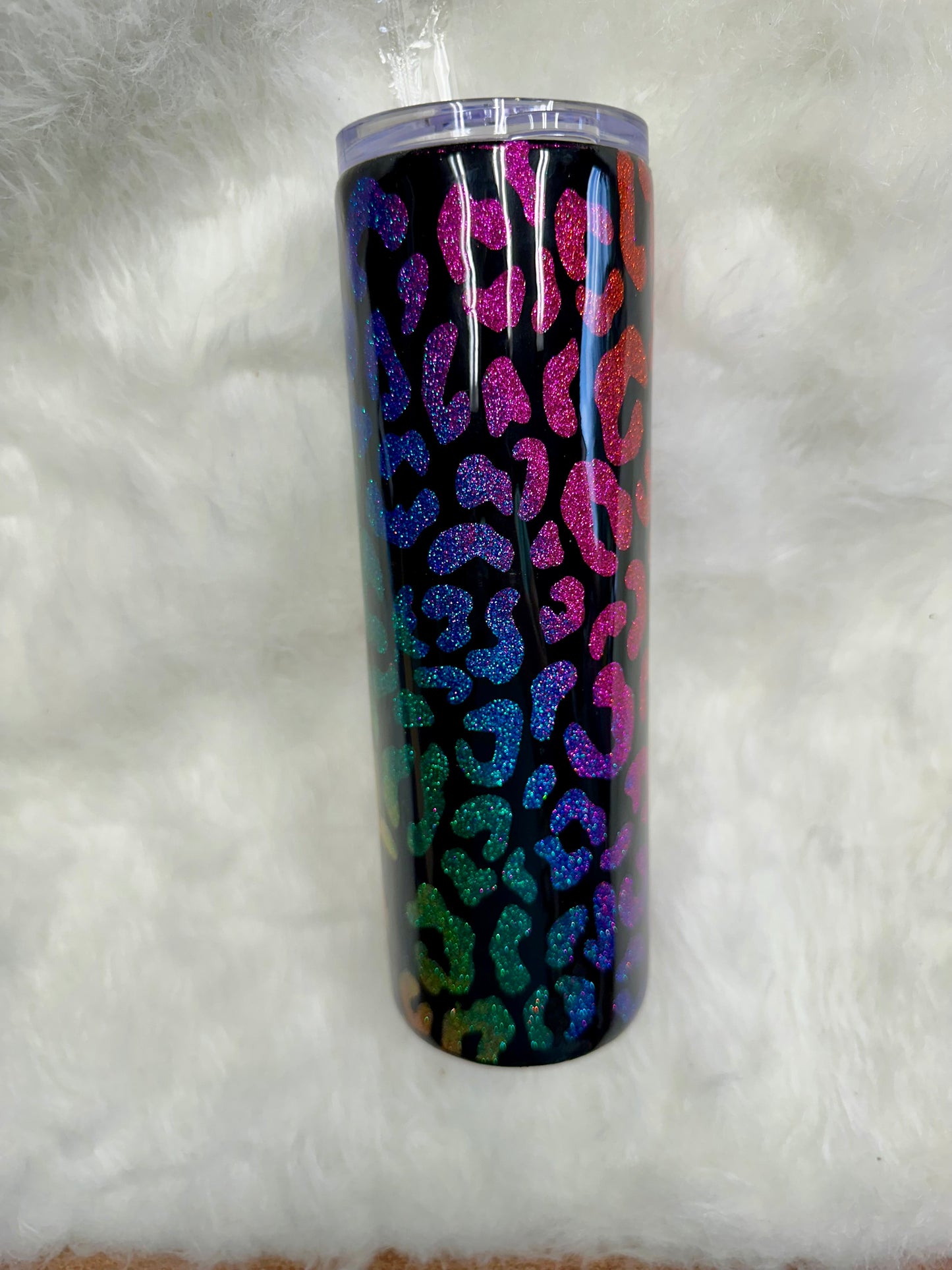 30 oz leopard/zebra Tumbler